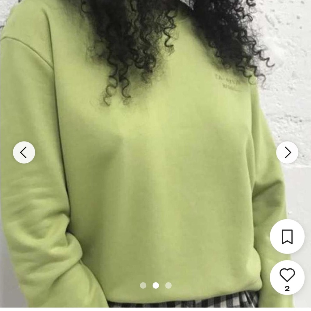 Paloma Wool Light green crew neck.